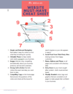 Download the
ONE-PAGE
WEBSITE CHECKLIST